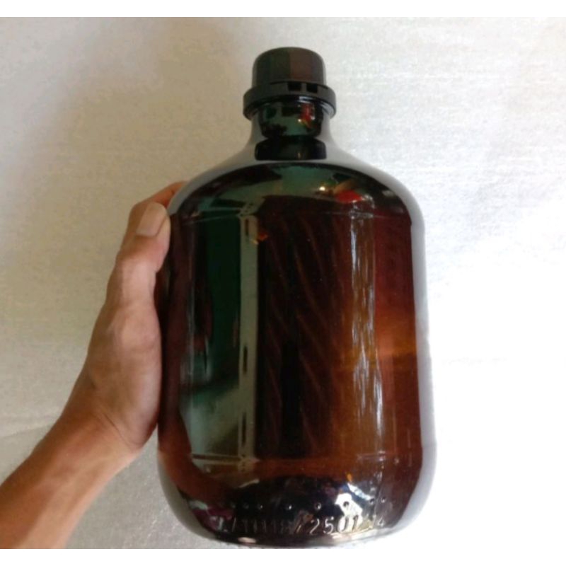 BOTOL KACA AMBER 2,5 LITER