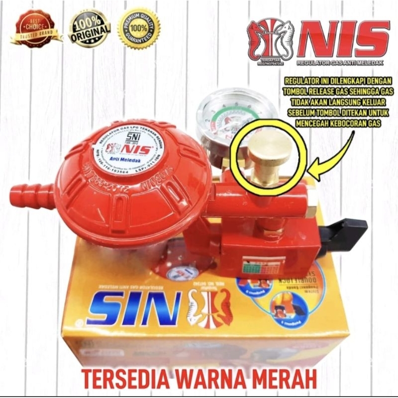 PAKET REGULATOR ROBOT ANTI MELEDAK & SELANG MOTIF WARNA