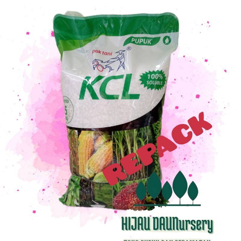 pupuk KCl pak tani repack 500 gram
