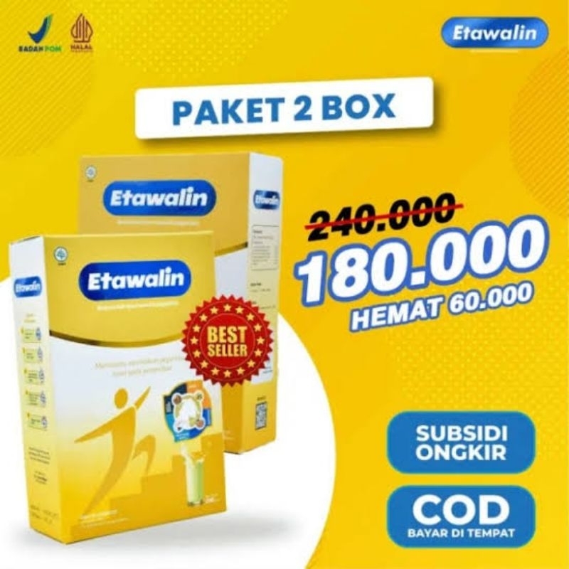 

Etawalin Susu Etawa Herbal Nyeri Sendi Official 1 Box