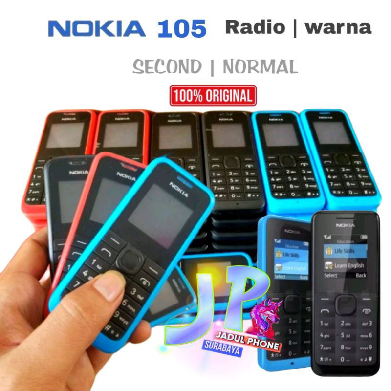 Nokia 105 warna USB | Second Berkualitas | HP Jadul