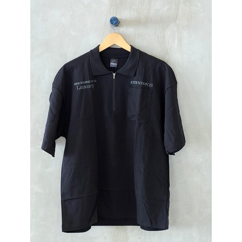 Zipper Polo Shirt (Legance of Attention)