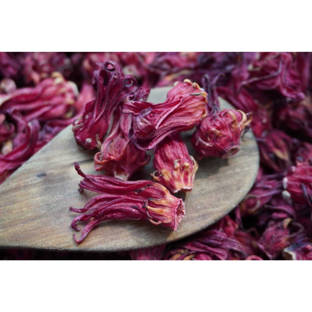 

Bunga Rosela Merah Kering