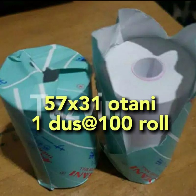 

1 dus 100roll Kertas thermal 57x31 otani struk kasir