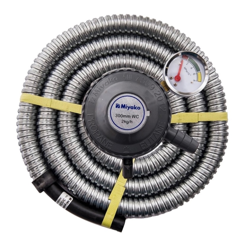 Miyako RMS-206 Selang Gas + Regulator / Selang Regulator Kompor Gas