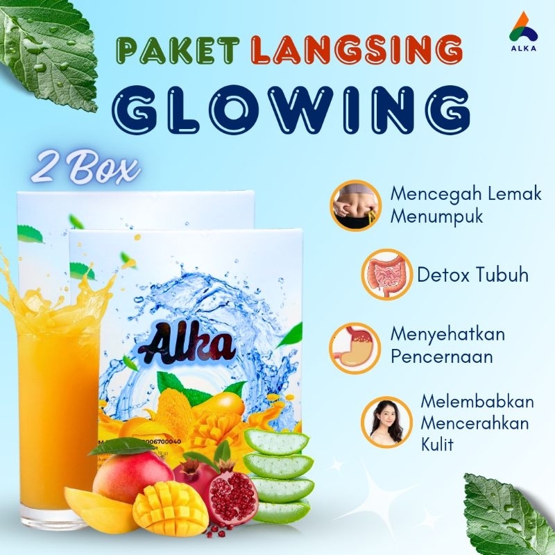 PAKET COLLAGEN FIBER ALKA RASA MANGGA MENCERAHKAN MELEMBABKAN KULIT MELANCARKAN PENCERNAAN TANPA BIK