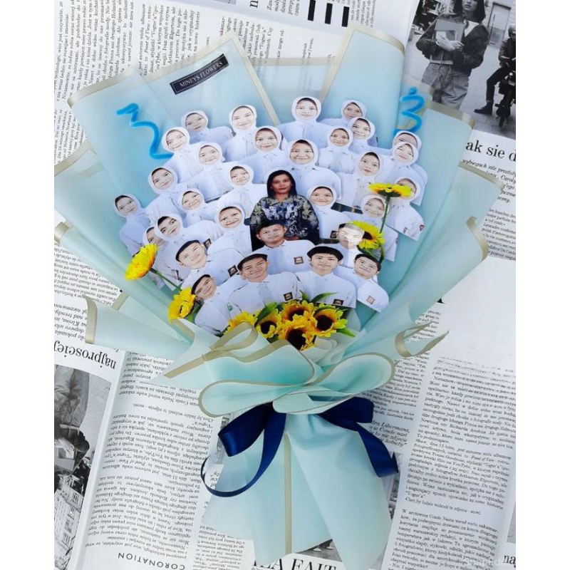 Buket cutting KPOP/buket kpop/BTS,EXO,NCT,DLl free request foto sendiri/foto bareng pacar/BUKET HARI