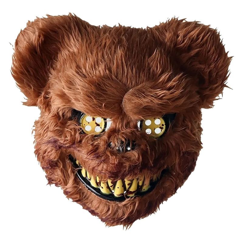 Topeng Beruang Seram Kostum Halloween Berdarah Monster Seram Halloween Premium High Grade Solusi Keb