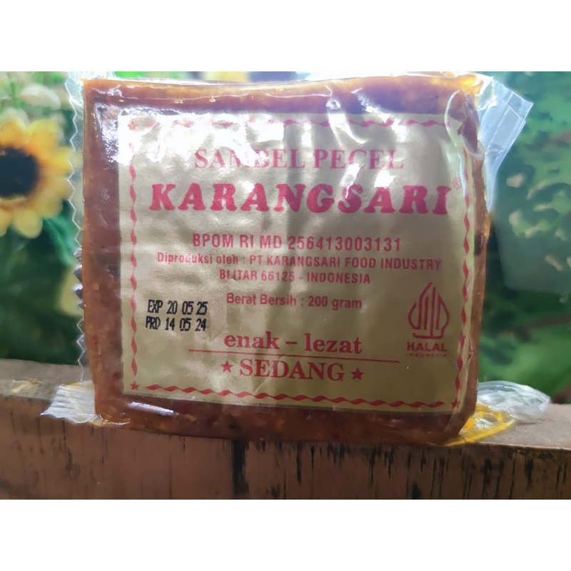 

Sambel Bumbu Pecel Karangsari Karang Sari Sedang Original