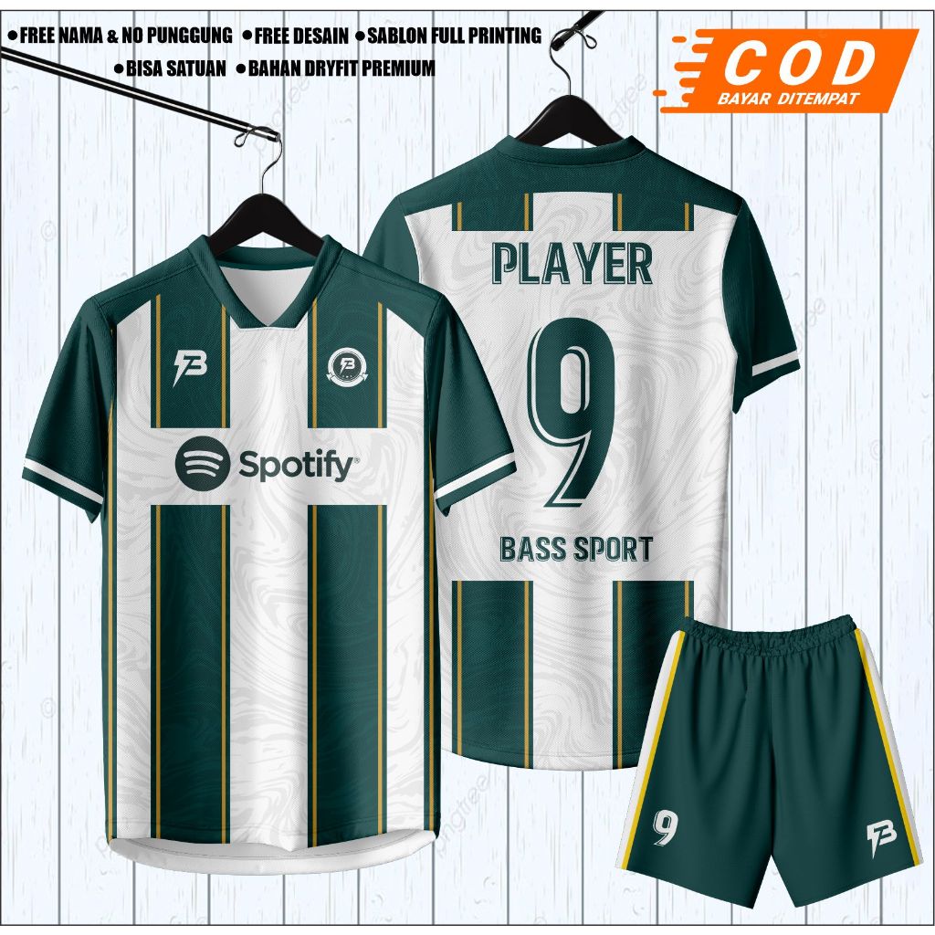 Jersey futsal printing jersey bola retro baju bola anak laki laki gratis nama nomor punggung (bisa s