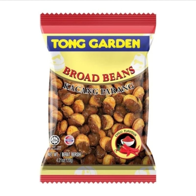 

Tong Garden Broad Beans Chilli Flavour - Kacang Koro rasa Pedas Halal