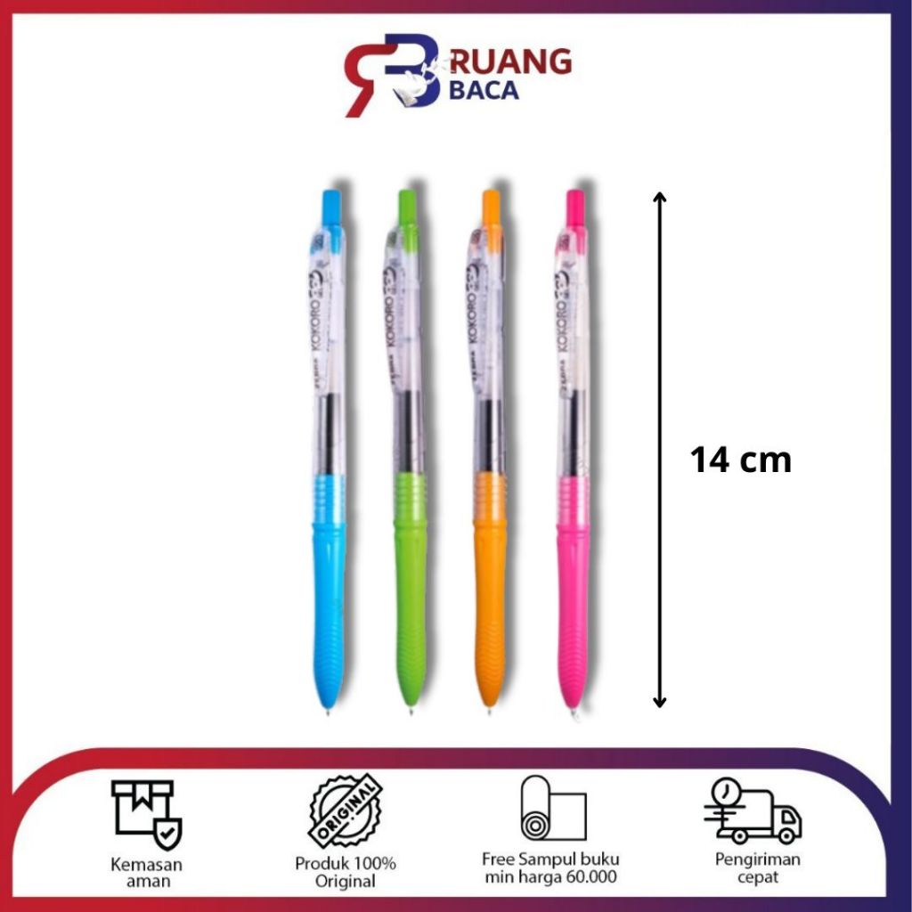 

BALLPEN ZEBRA KOKORO SWEET 0.5MM