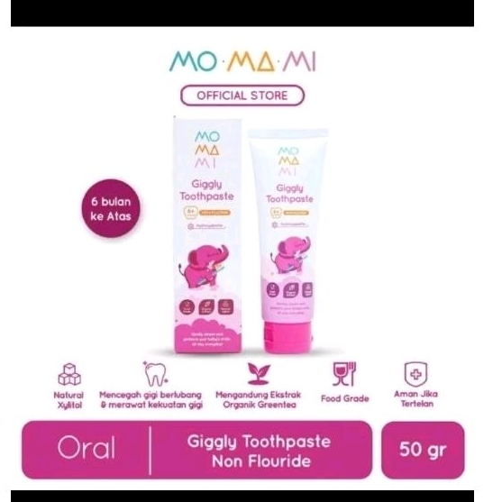 momami giggly toothpaste