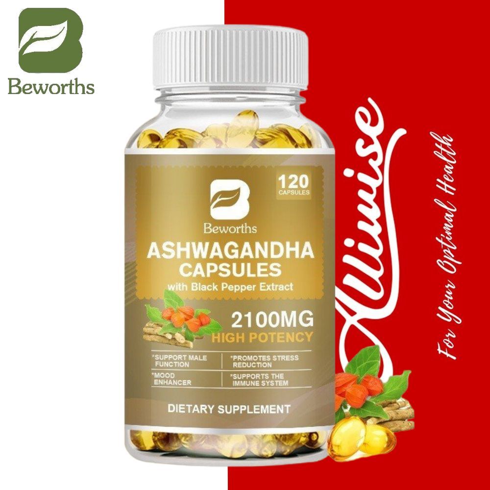 Beworths 120 kapsul Ashwagandha meningkatkan testosteron menurunkan stres