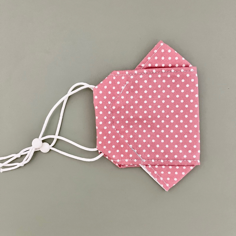 (HANDMADE) MASKER KAIN KATUN 3PLY / SET MASKER SCRUNCHIE POUCH HANDSANITIZER