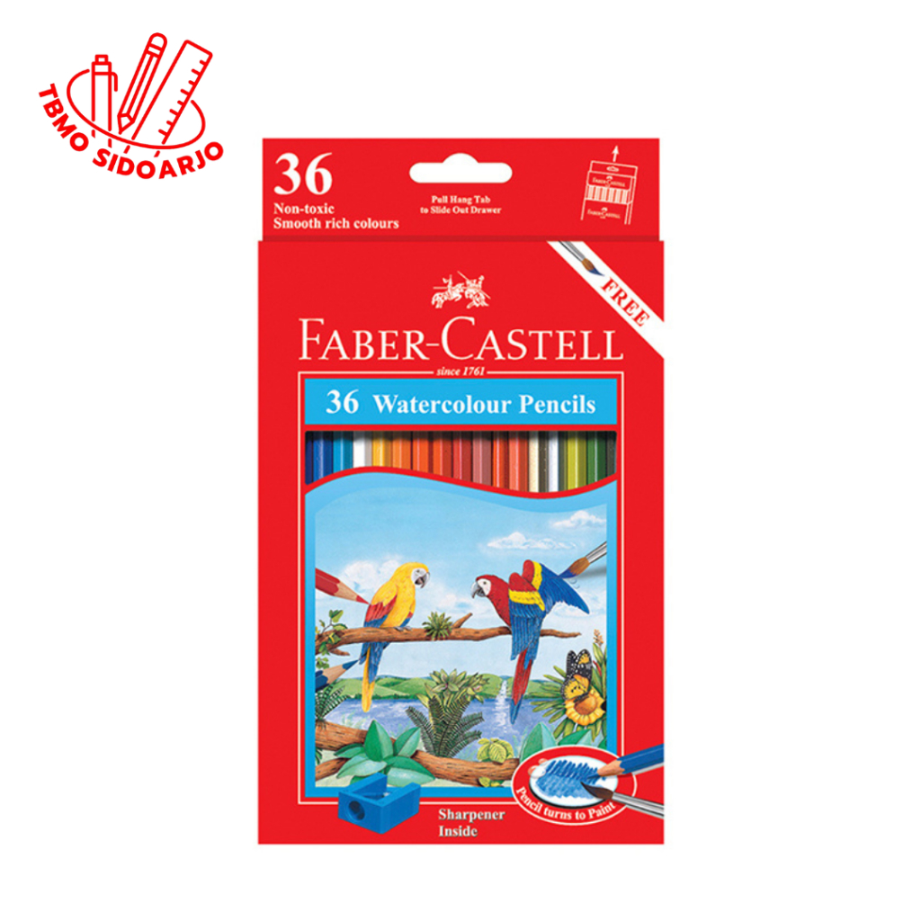

TBMO Faber Castell Watercolour Pencils 36 Warna 114466