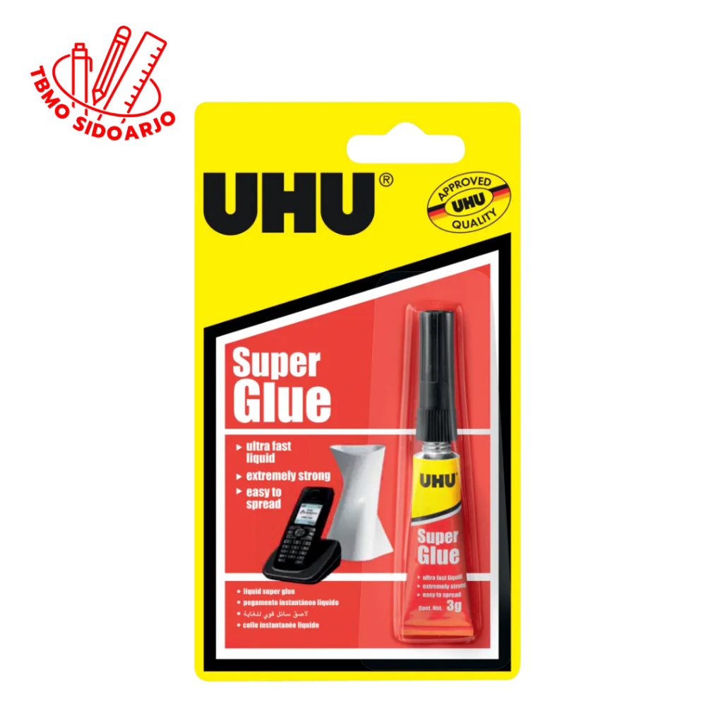

TBMO UHU Super Glue Gel 3ml Blister 137615