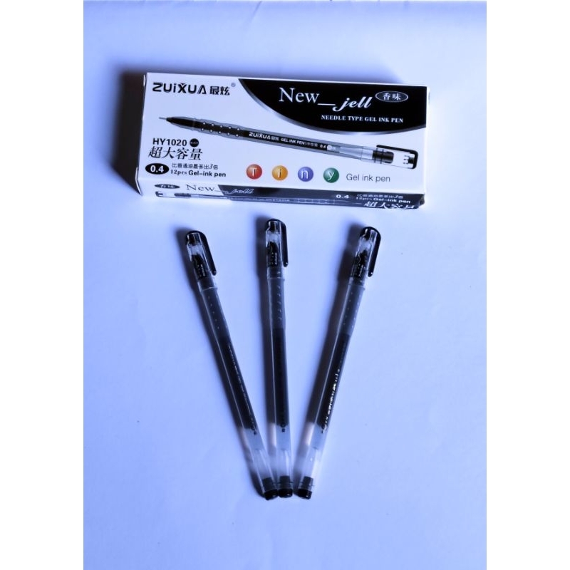 

1 PAK (ISI12 PCS) BOLPEN NEW GELL 0.4MM