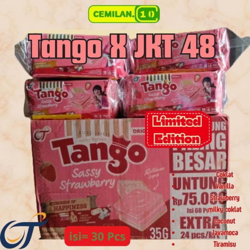 

Wafer Tango X JKT48 LIMITED EDITION Strawberry 30 Pcs