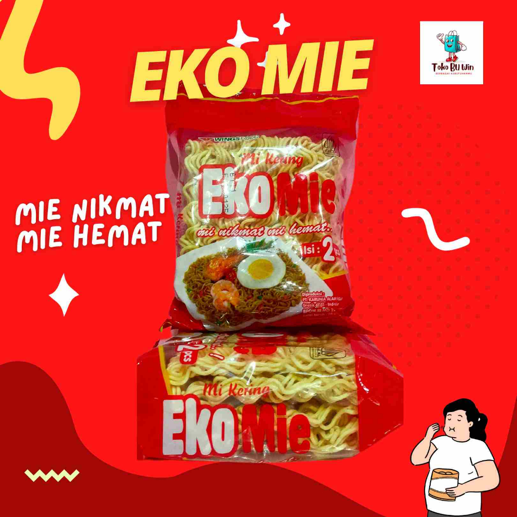 

EKO MIE KERING INSTAN CAMPURAN ISI 2PC 2.500AN 110GR WINGSFOOD TERMURAH