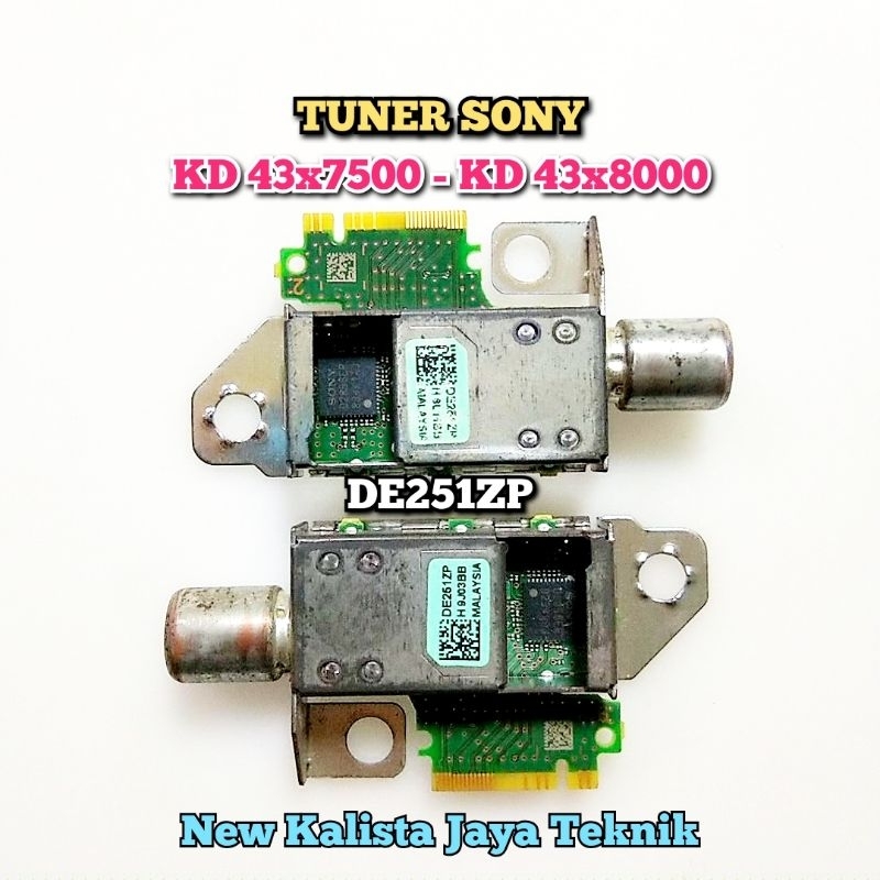 TUNER TV SONY 43X7500 43X8000 ORIGINAL DE251ZP MODUL TUNER SONY KD43X8000G KD43X7500F TUNER TV SONY 