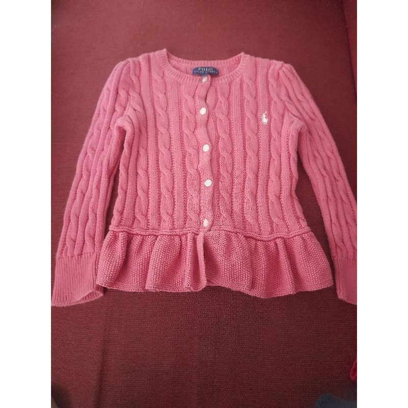 cardigan kepang polo