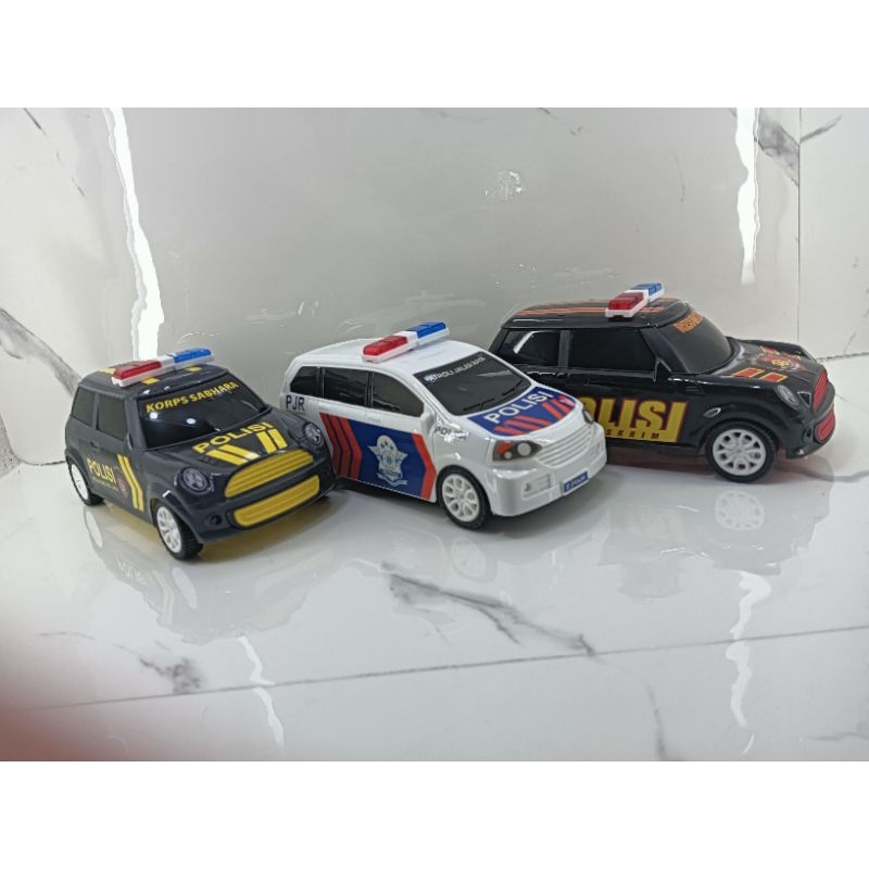 Mainan Anak Mobil polisi mesin friction