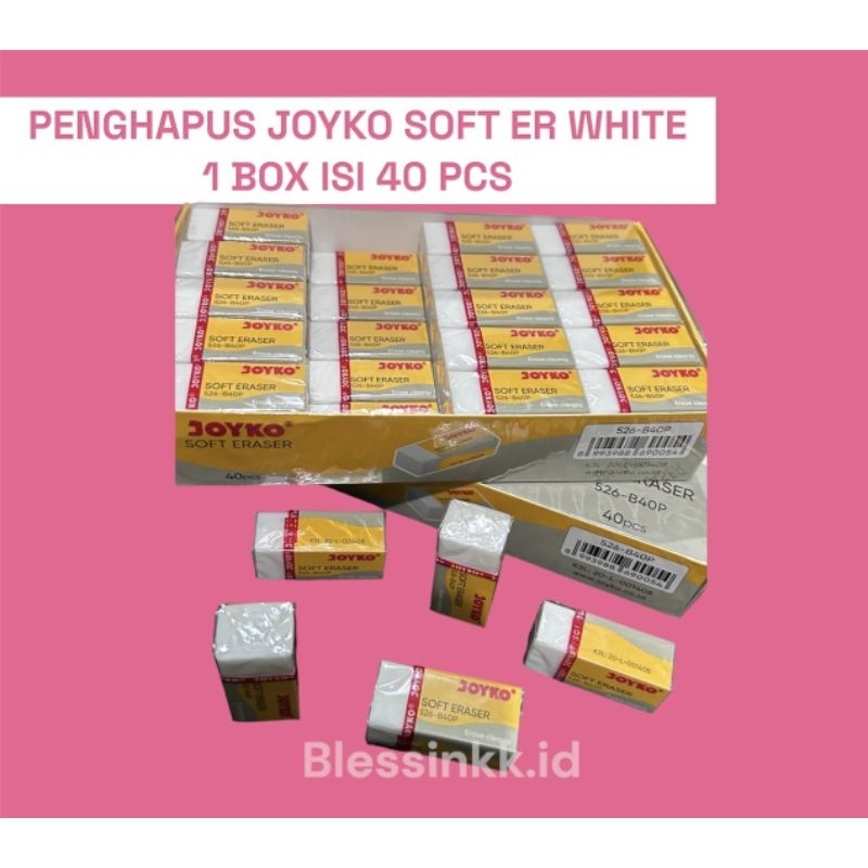 

PENGHAPUS JOYKO SOFT ERASER PUTIH 526-B4OP