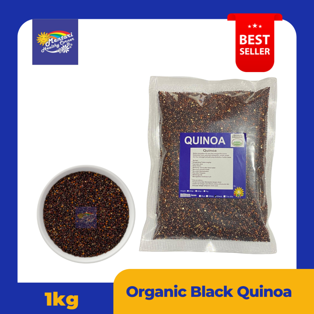 

Organic Black Quinoa 1kg / Organik Quinoa Hitam 1kg