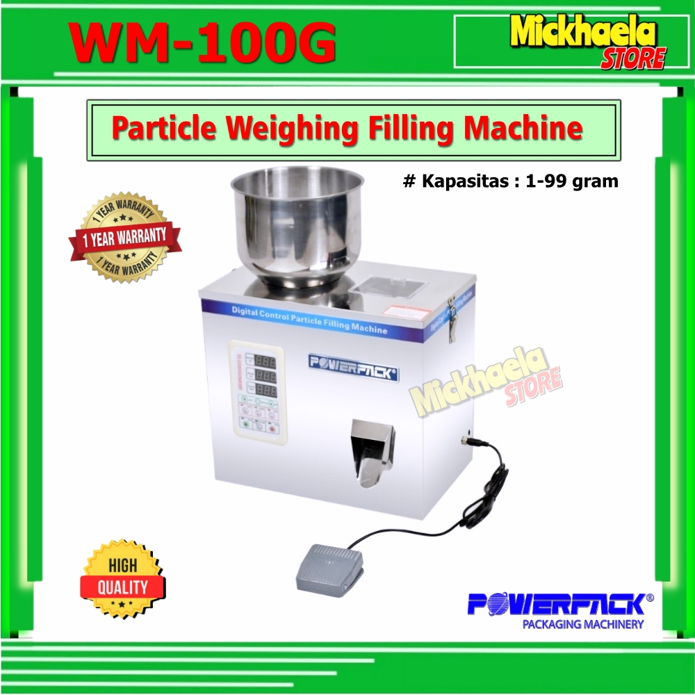 Particle Weighing Filling Machine Mesin Filling Weigher Biji Bijian Powerpack