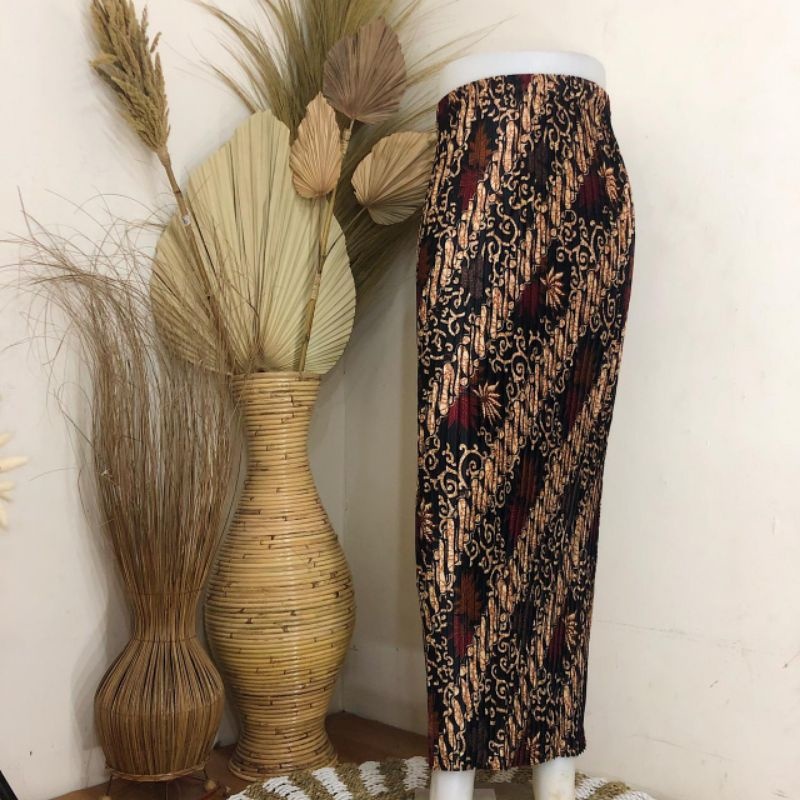 rok plisket batik terbaru | rok batik | rok pesta kondangan | rok seragam pesta | rok couple batik