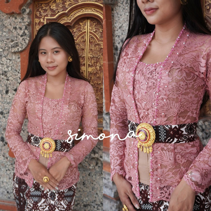 SIMONA KEBAYA LICIA Kebaya Saja Kebaya Bali Payet Mutiara