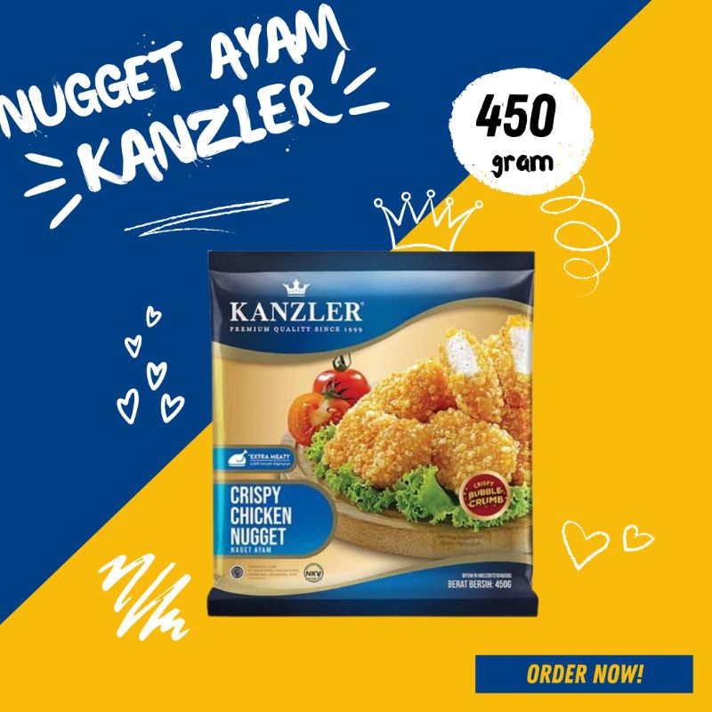 

Kanzler Nugget Chicken / Ayam Crispy 450gr