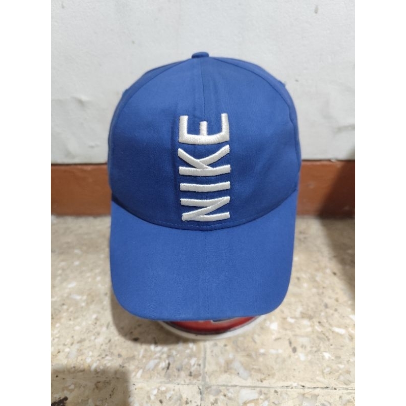 Topi Nike blue original second bekas