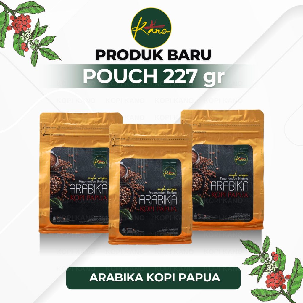 

KOPI ARABIKA PAPUA 227 GRAM BIJI/BUBUK