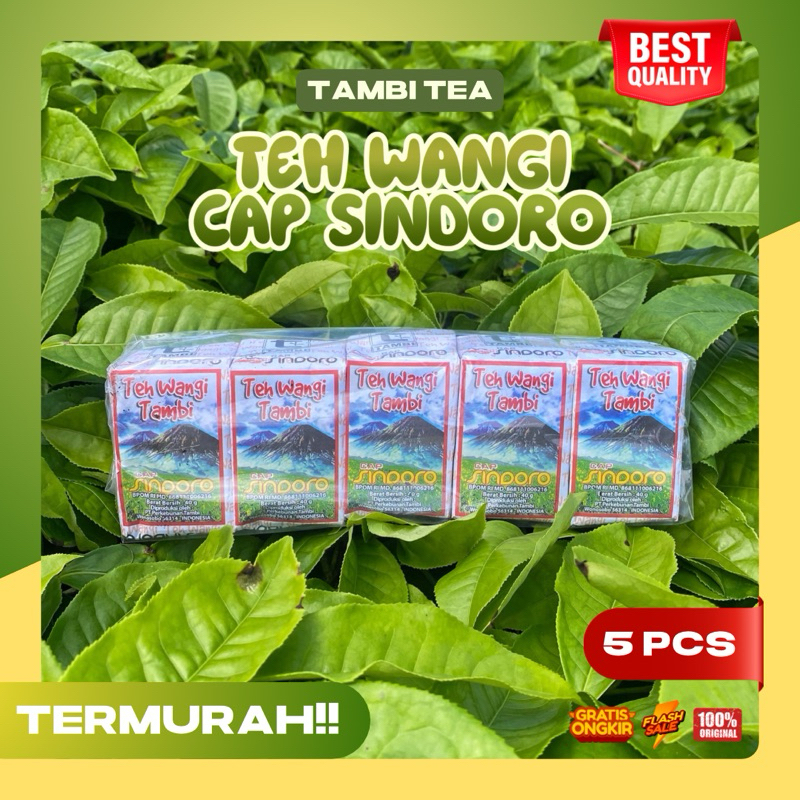 

Termurah!!!….. 5pcs Teh Wangi Cap Sindoro /Teh Tambi Cap Sindoro / Teh Sindoro / Teh Tubruk / Teh Kotak / 40g / 40gr