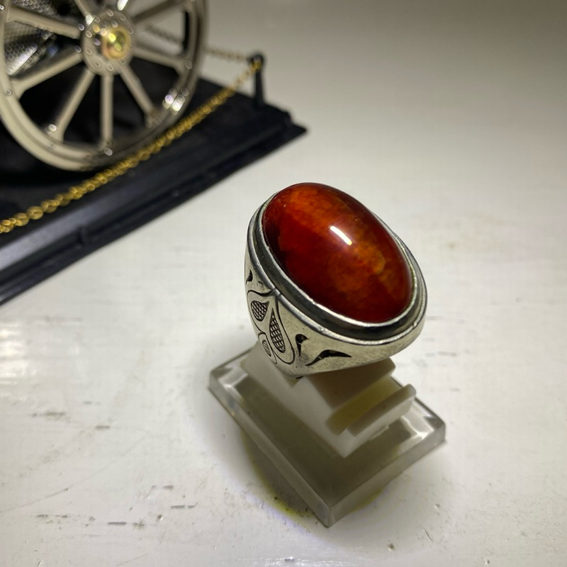 Batu Akik Pandan Merah Lawas Junjung Derajat