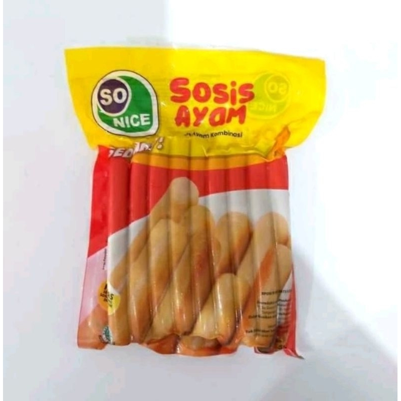 

sosis ayam so nice iai 15 biji