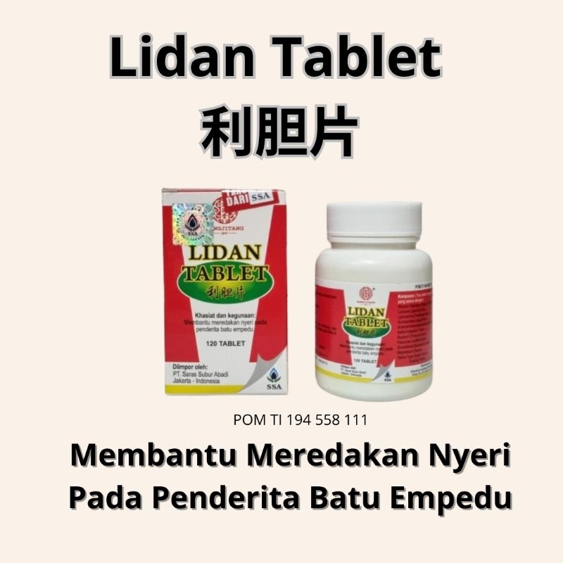 Lidan Tablet | Obat Batu Empedu