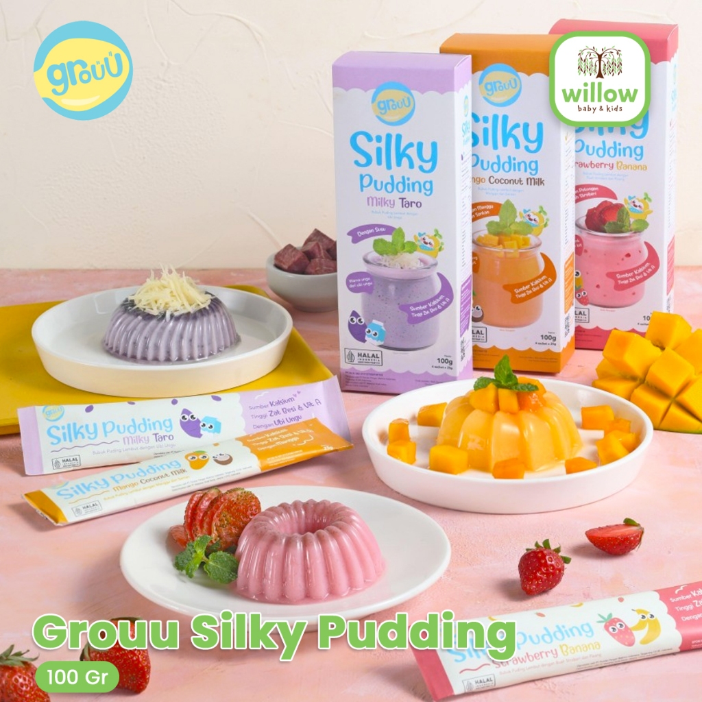 

Bahan Makanan - Grouu Silky Pudding 100Gr