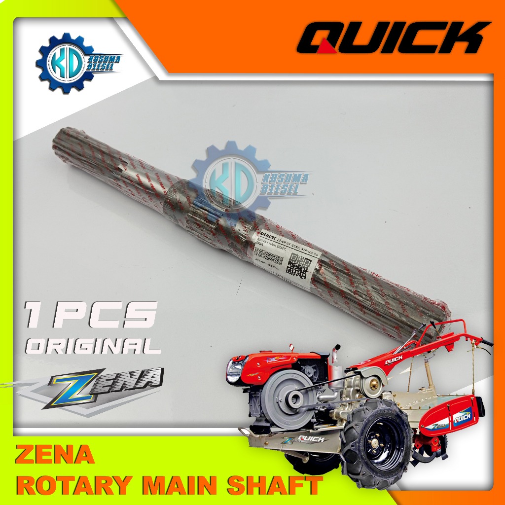 ROTARY MAIN SHAFT, ZENA - AS RTH - AS BOPEL - AS ROTARY ZENA - ORIGINAL - QUICK - SPAREPART - ONDERD