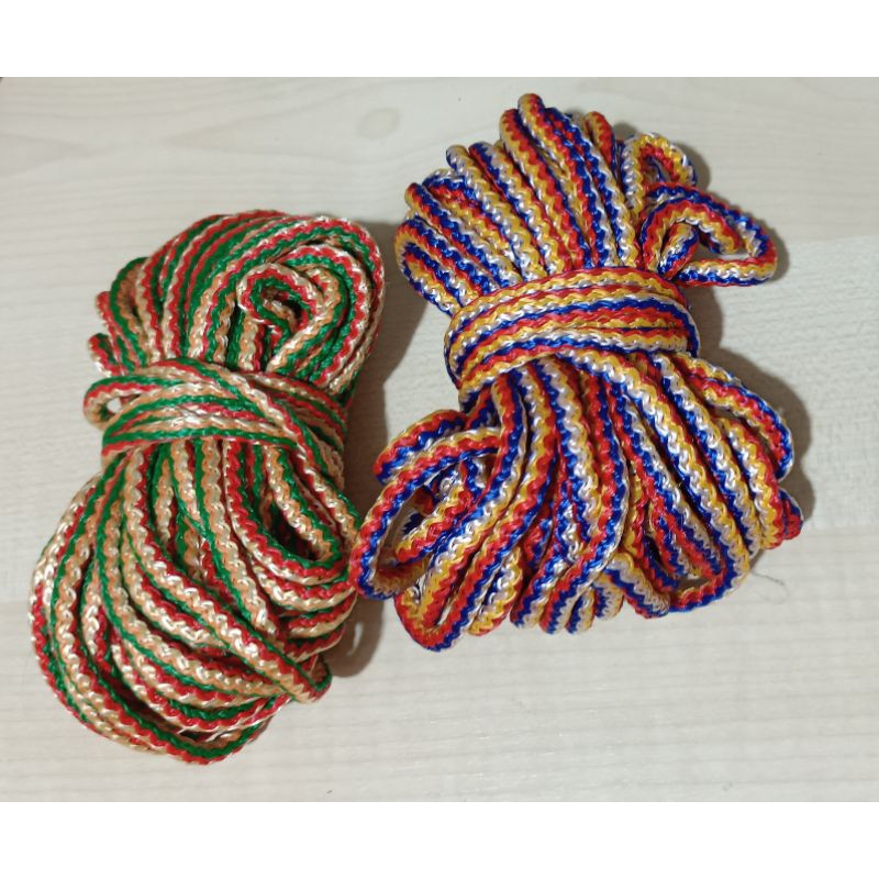 

Tali warna colorful rope craft poliester 10 meter