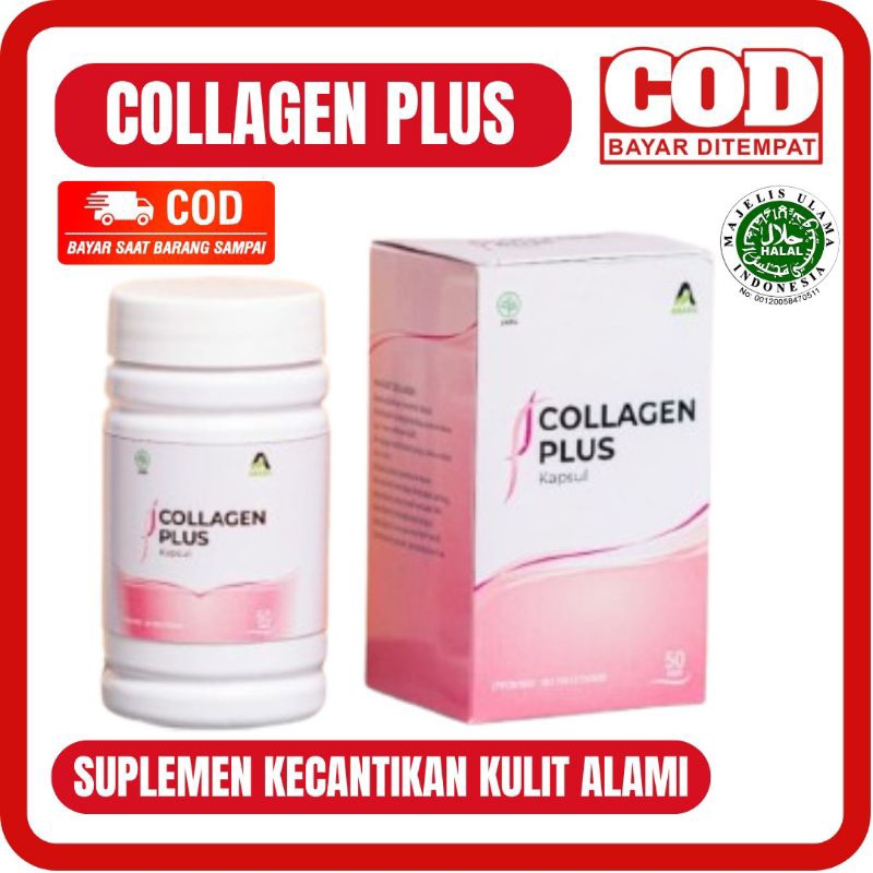 [𝗔𝗚𝗘𝗡 𝗥𝗘𝗦𝗠𝗜] 𝗖𝗢𝗟𝗟𝗔𝗚𝗘𝗡 𝗣𝗟𝗨𝗦 - COLLAGEN KAPSUL ISI 50 COLLAGIE KAPSUL COLLAGEN INNATURGLOW COLLAGEN FI