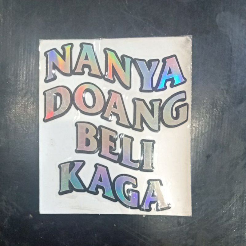 

cutting sticker hologram