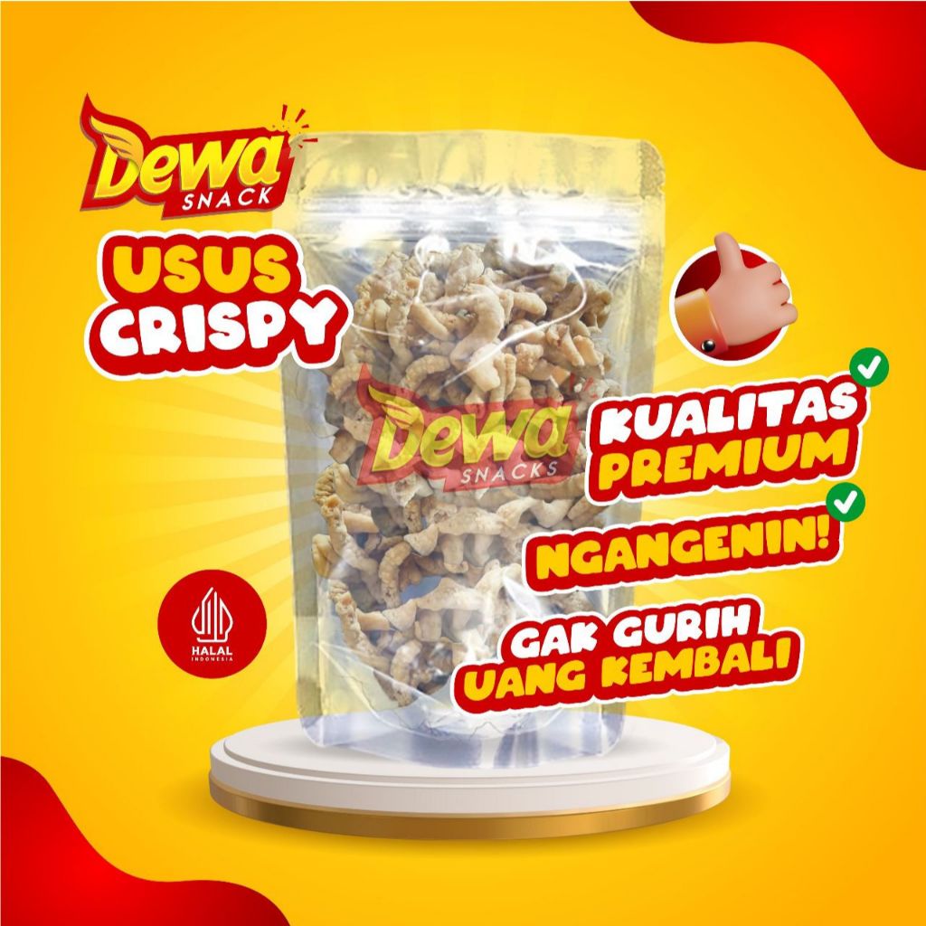 

DEWA SNACK - Usus Crispy Viral Cemilan