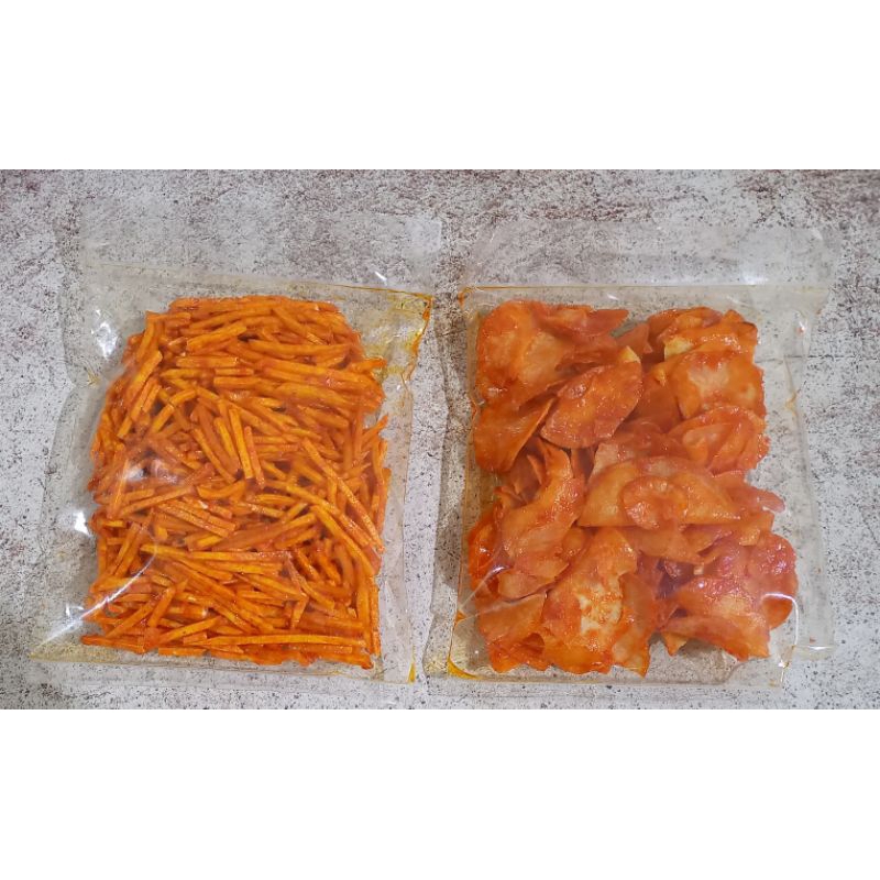 

KERIPIK KERUPUK SINGKONG BALADO PADANG KERIPIK TALAS BALADO PADANG HOMEMADE