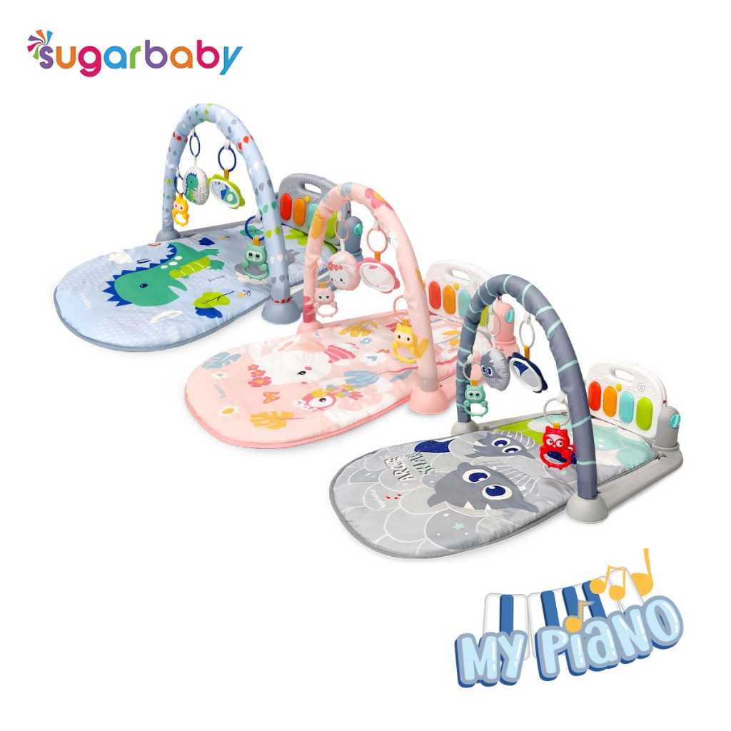 Sugar Baby My Piano Playmate - Mainan Gym Mainan Anak - Matras Bayi Piano
