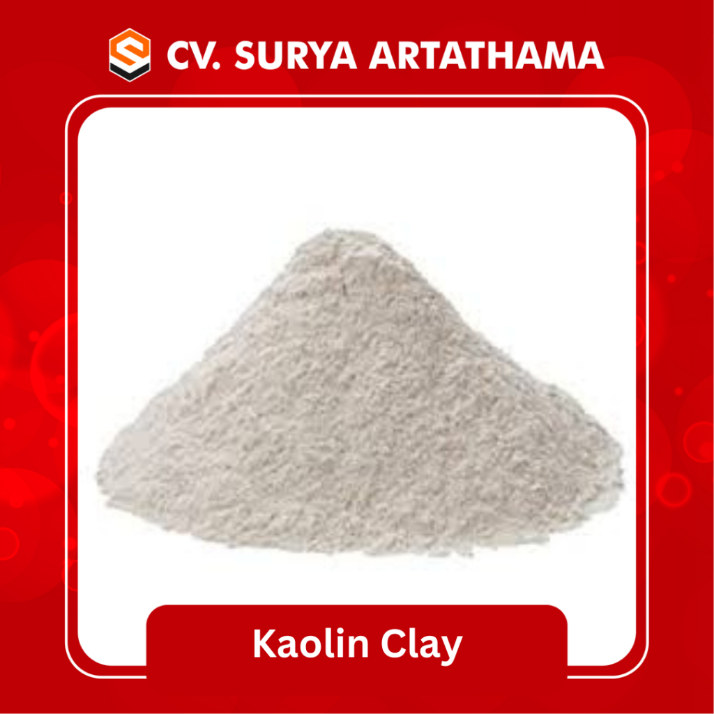 Kaolin Clay 1KG Bubuk Kaolin 1 KG Lempung Kaolin