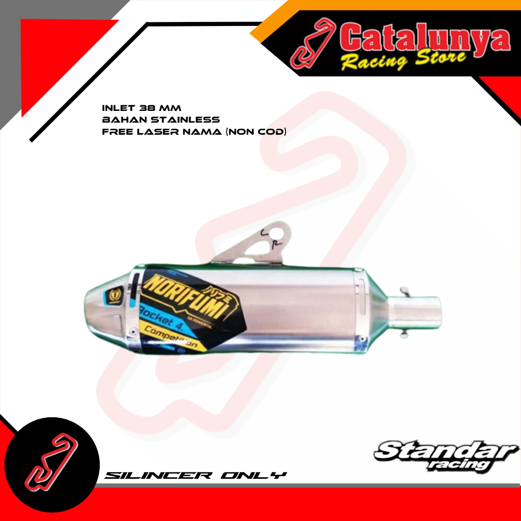 SILENCER KNALPOT RACING NORIFUMI ROCKET 4 KLX 150/CRF 150 L