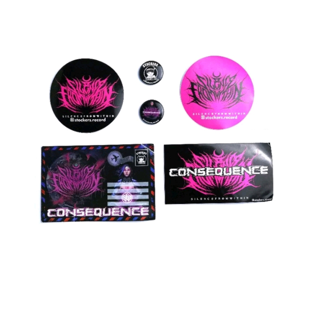 

SILENCE FROM WITHIN PIN STICKER PACK